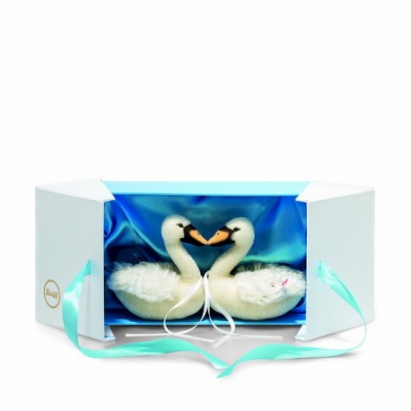 Steiff Wedding Swan Set